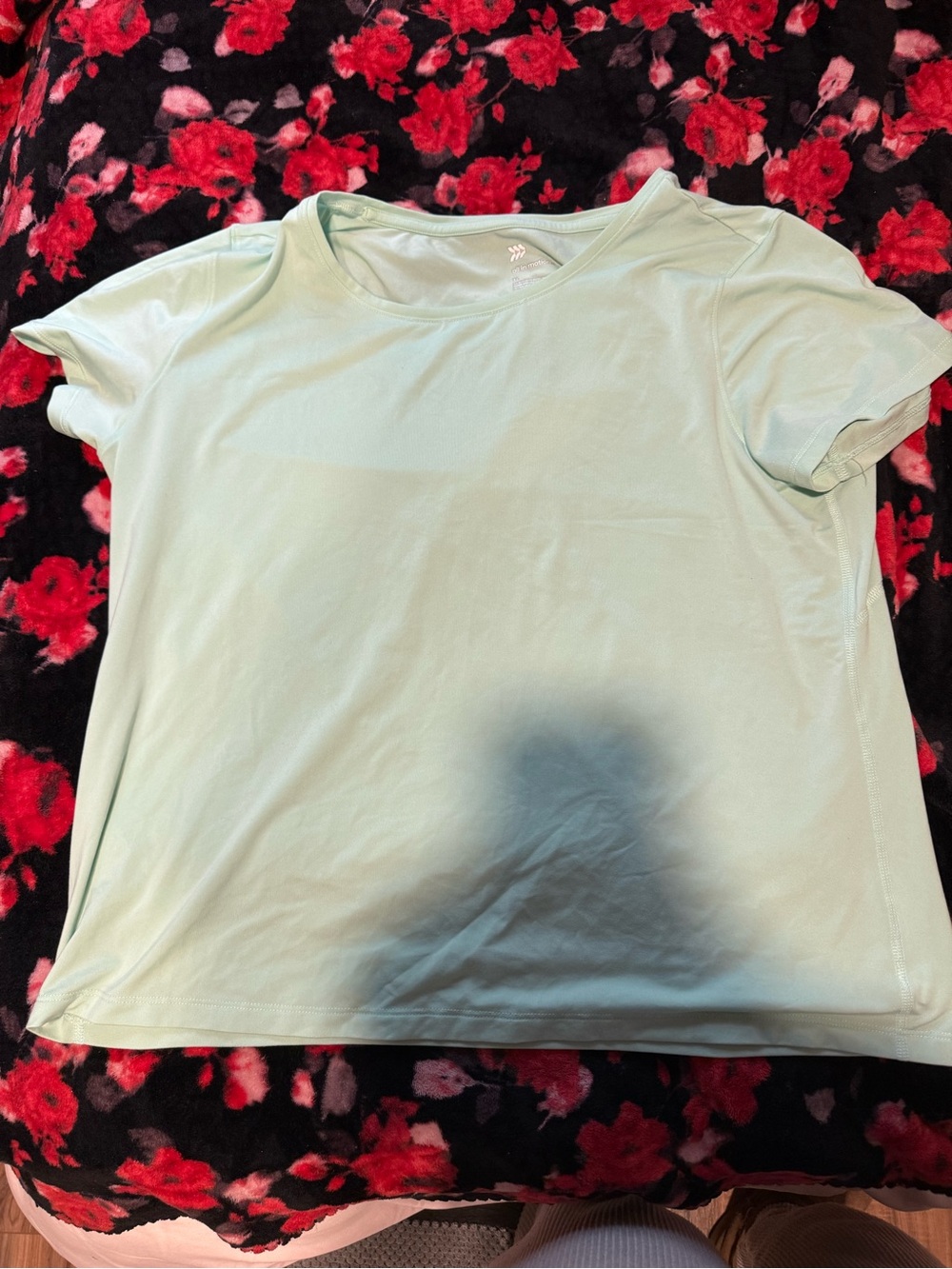 Two All In Motion Short Sleeve Women’s Tops: Light Green and Lilac